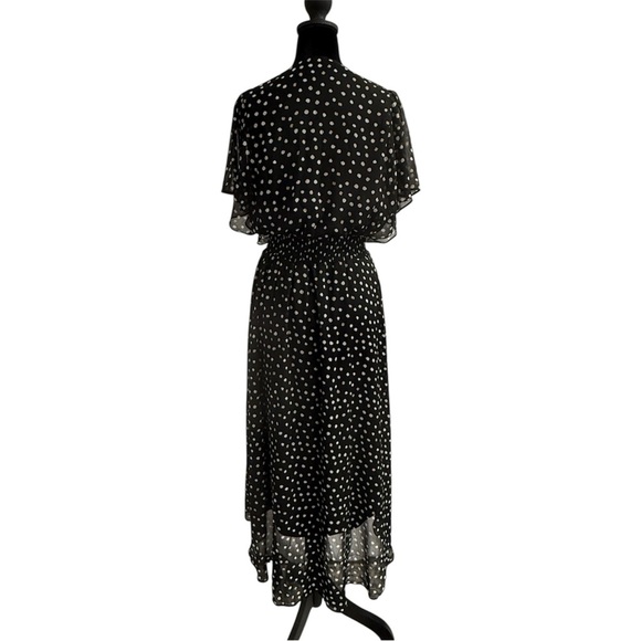 NWT DKNY Flutter Sleeve Fit & Flare Midi Dress Size 10 - Picture 2 of 4